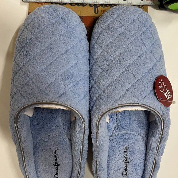 Dearfoams Womens Quilt Memory Foam Clog Slipper Medium 7-8 - Picture 2 of 4